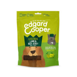 Edgard & Cooper Dog Jerky Snack  Agnello e Manzo con Pera e Banana 150g