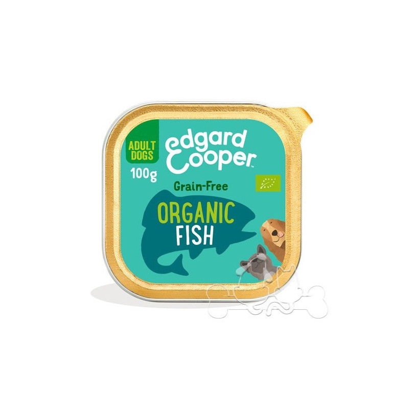 Edgard & Cooper Dog Pesce Biologico con Finocchio e Carota 100g