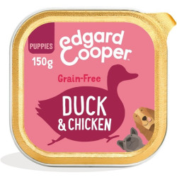 Edgard & Cooper Puppy Dog Anatra e Pollo con Broccoli e Carota 150g