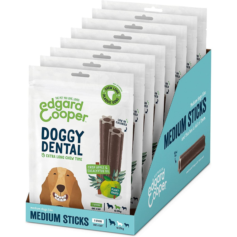 Edgard & Cooper Dog Doggy Dental Mela e Eucalipto 7pz. 160g