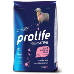 Prolife Grain Free Sensitive Dog Medium/Large Sensitive Agnello e Riso 10kg