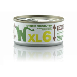 Natural Code XL 6 Gatto Tonno E Prosciutto 170 Gr