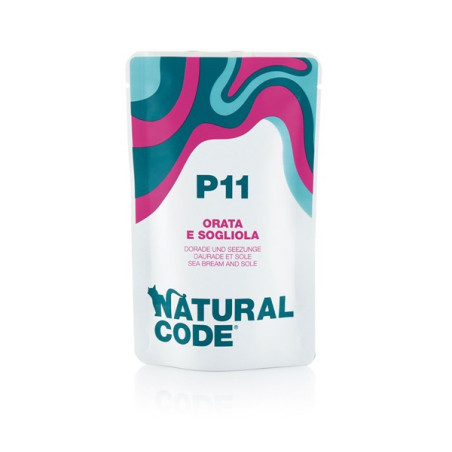 Natural Code P11 Gatto Orata E Sogliola 70 Gr