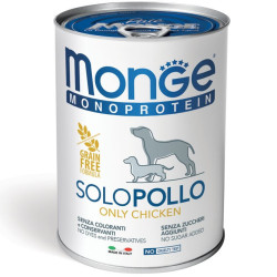 Monge Monoproteico Patè Solo Pollo 400 Gr