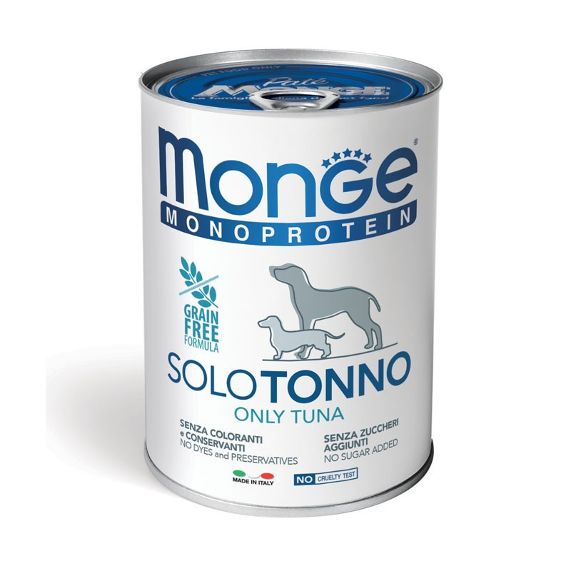 Monge Monoproteico Patè Solo Tonno 400 Gr