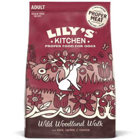 Lily's kitchen adult wild woodland walk con anatra, Salmone e cervo 12 kg