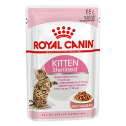 Royal Canin Cat Kitten Sterilised Cibo Umido Salsa per Gattini 85g