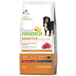 Natural Trainer - Sensitive No Gluten Adult Medium/Maxi con Agnello da 12 Kg