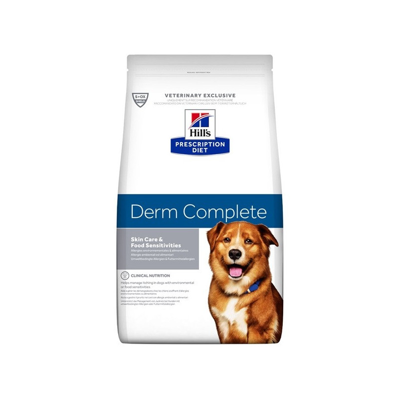 Hill's Derm Complete Alimento per Cani Sensibili 2kg