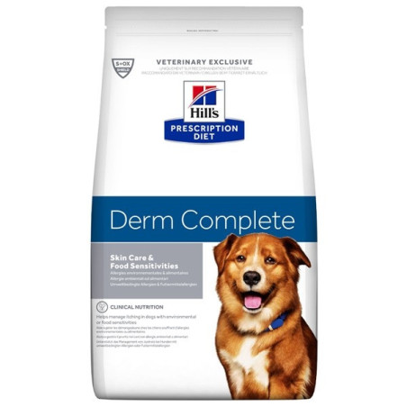 Hill's Derm Complete Alimento per Cani Sensibili 2kg