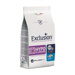 Exclusion Hypoallergenic Crocchette Pesce e Patate per Cani Adulti Taglia Piccola 2kg