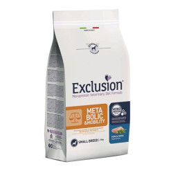 Exclusion Dog Metabolic & Mobility Crocchette Maiale e Fibre per Cani Adulti Taglia Piccola 2kg