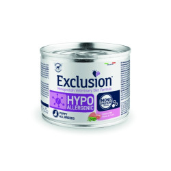 Exclusion Dog Diet Puppy Hypoallergenic Maiale e Piselli 200g