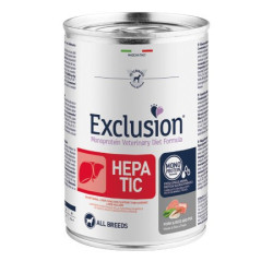 Exclusion Diet Hepatic Maiale Riso e Piselli per Cani Adulti lattina 400g