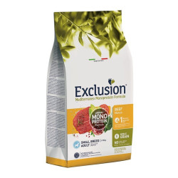 Exclusion Mediterraneo Adult Manzo Small Breed per Cani 500g