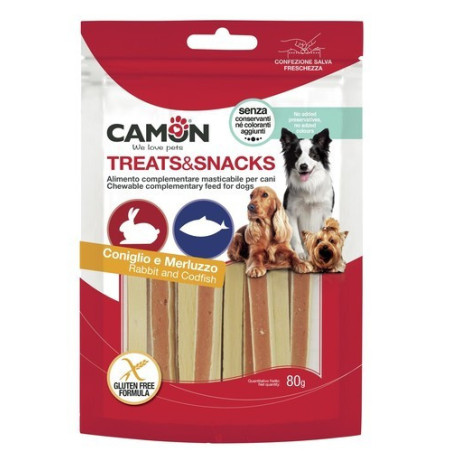 Camon Sandwich per Cani Coniglio e Merluzzo 80g