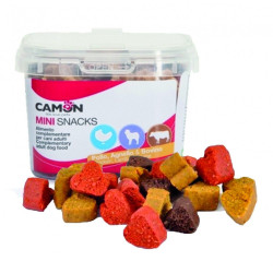 Camon per Cani Mini Snack Box Cuoricini con Pollo e Manzo 140g