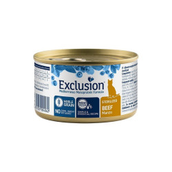 Exclusion Mediterraneo Cat Adult Sterilized Manzo 85g