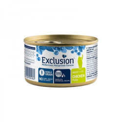 Exclusion Mediterraneo Adult Pollo Noble Grain Umido per Gatti 85GR