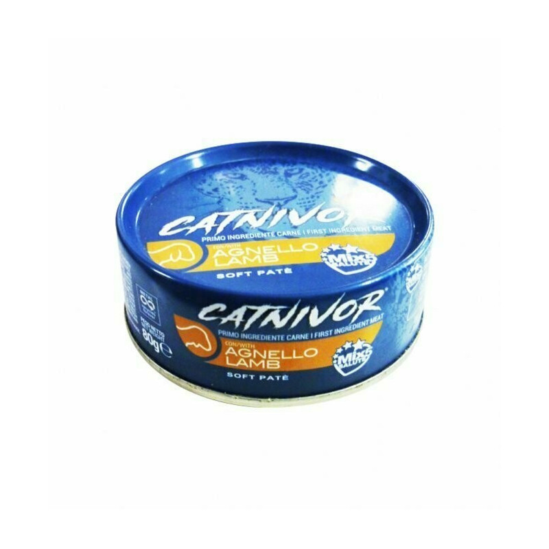 DRN Catnivor Vitello 80g Alimento Umido per Gatti