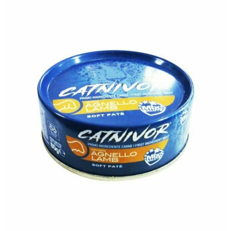 DRN Catnivor Vitello 80g Alimento Umido per Gatti