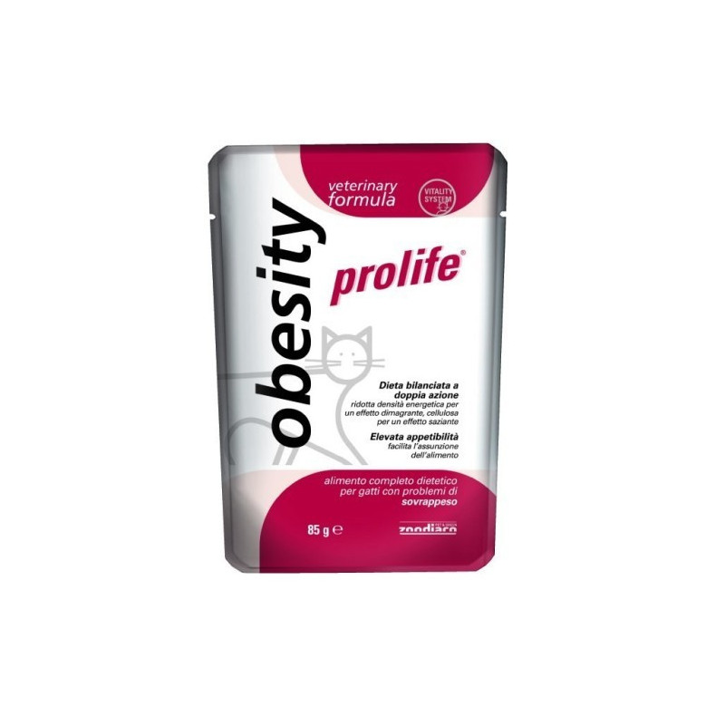 Prolife Veterinary Obesity Cibo Umido Per Gatti Bustina 85g