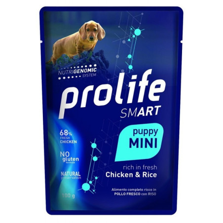 Prolife Puppy Mini Pollo e Riso Cibo Umido per Cuccioli 100GR