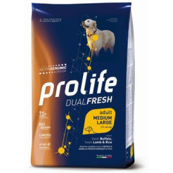 Prolife Dual Fresh Adult Medium/Large Bufalo Agnello e Riso 12kg