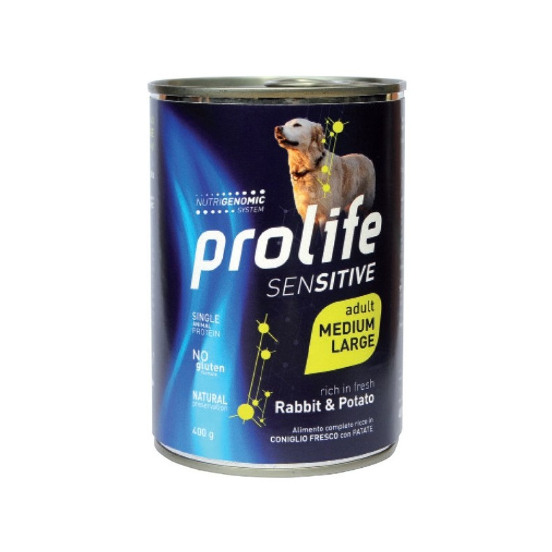 Prolife Dog Sensitive Adult Rabbit & Potato - Medium/Large 800gr