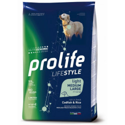 Prolife Cane Life Style Adult Light Codfish & Rice - Medium/Large 2,5 kg