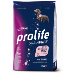 Prolife Grain Free Adult Sensitive Maiale & Patate - Mini 7 kg