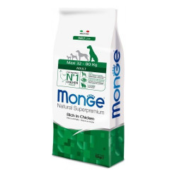 Monge Natural Superpremium per Cane Adult Maxi Ricco di Pollo da 12 Kg