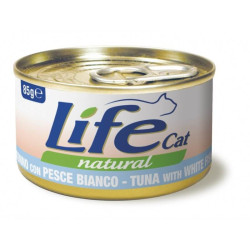 Life Natural Cat Tonno e Pesce Bianco 85g