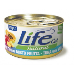 Life Cat Tonnetto con Misto Frutta 85g umido gatto