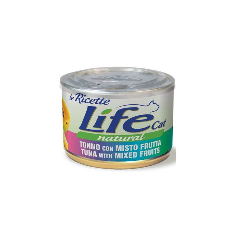 Life Cat Natural Le Ricette Tonno con Misto Frutta 150g