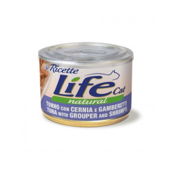 Life Cat Natural Le Ricette Tonno Cernia Gamberetti 150g