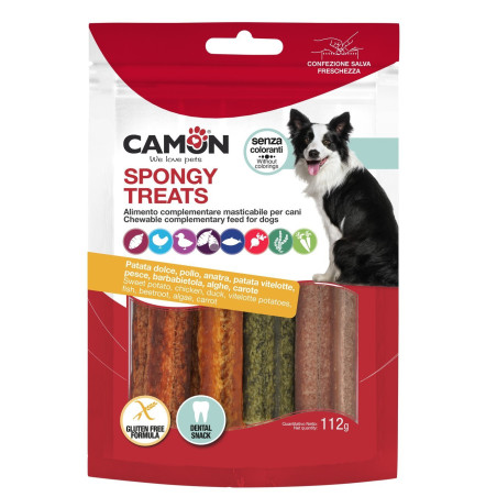 Camon Dental Snack Spongy Treats 112g  per Cani