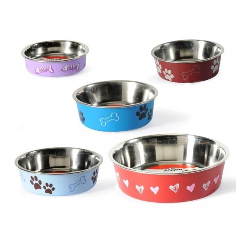 Cmon Ciotola Antiscivolo in Acciaio per Cani 750ml  17cm