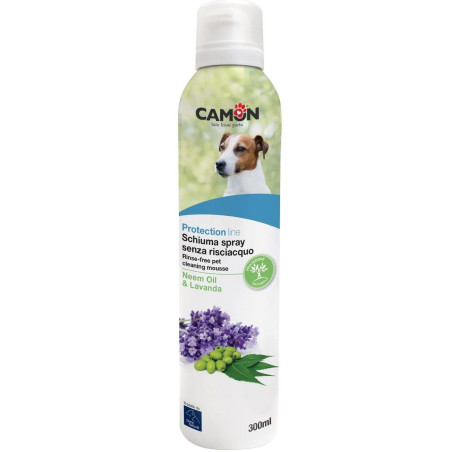 Camon Schiuma Spray Senza Risciacquo Neem Lavanda Cane/Gatto 300ml